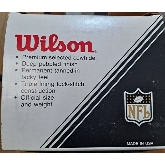 Mike Munchak Signed Wilson Super NFL Grip‎ Football with Original Box - Picture 6 of 6